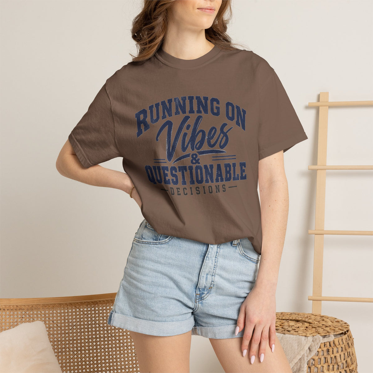 Running On Vibes & Questionable Decisions T-Shirt