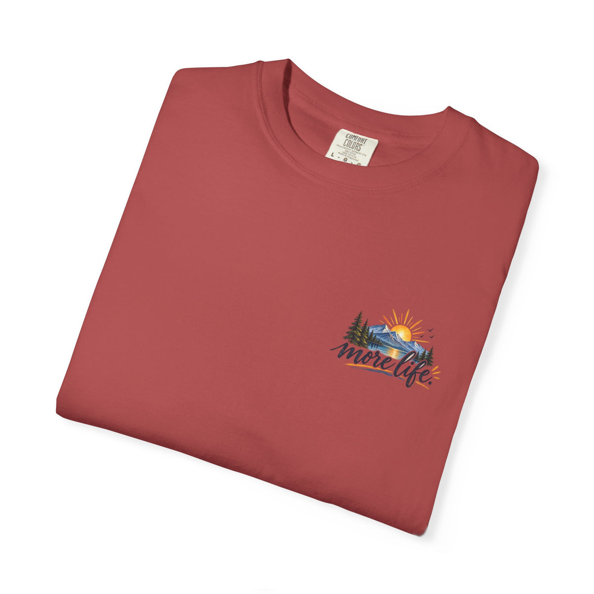 Adventure Graphic T-Shirt — "You Can't Give Your Life More Time" Scenic Tee