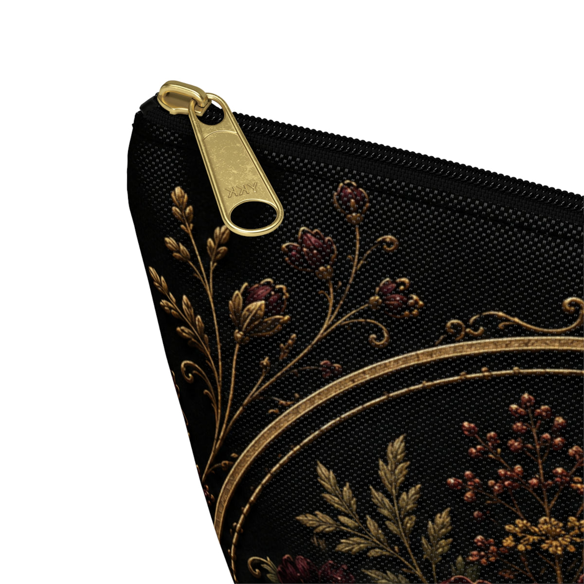 Midnight Garden Floral Dandelion Accessory Pouch