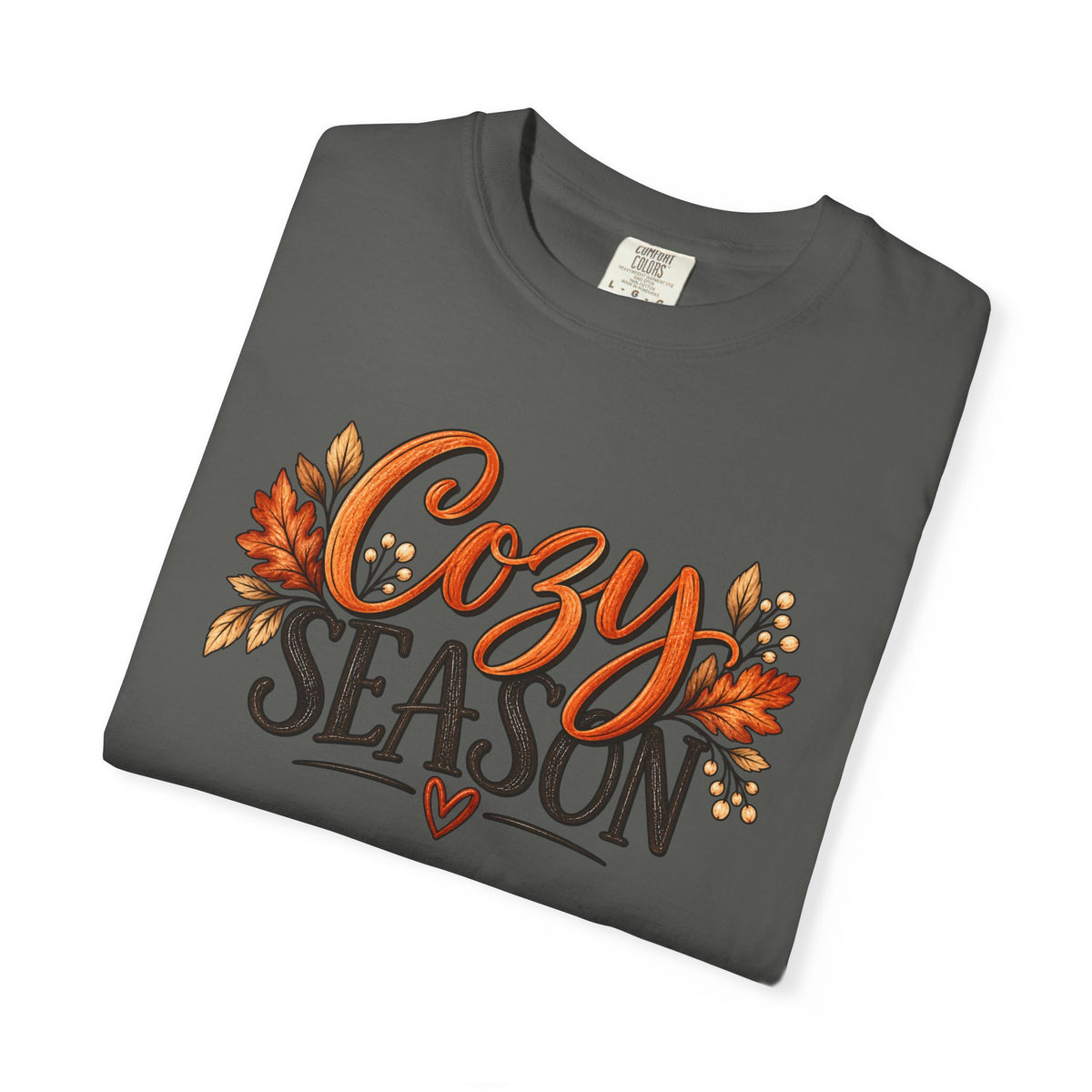 Cozy Season Tee — Autumn Leaves Fall Graphic T-Shirt