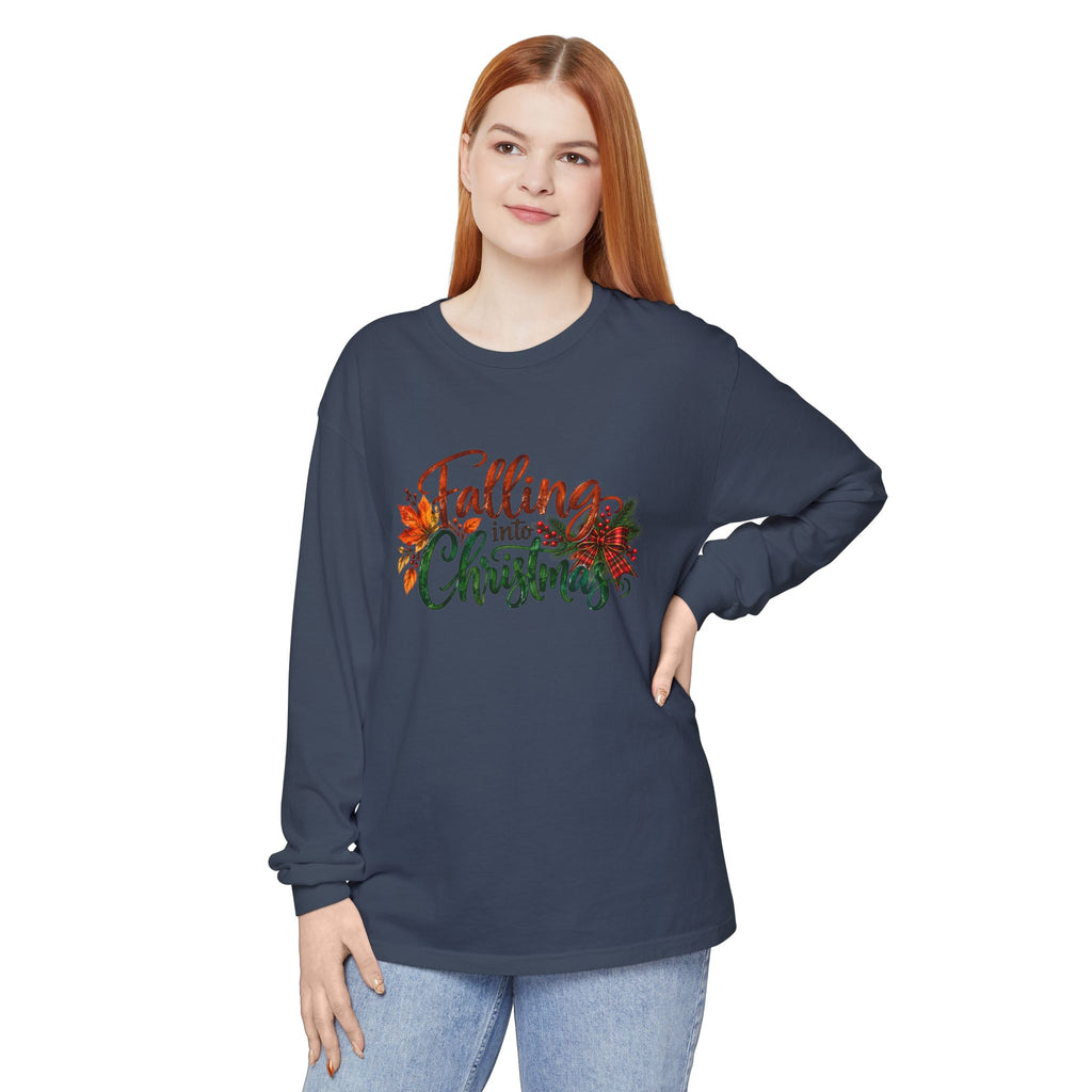Falling Into Christmas Long Sleeve T-Shirt
