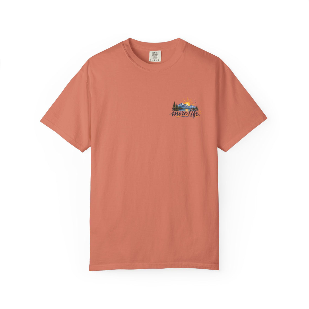 Adventure Graphic T-Shirt — "You Can't Give Your Life More Time" Scenic Tee