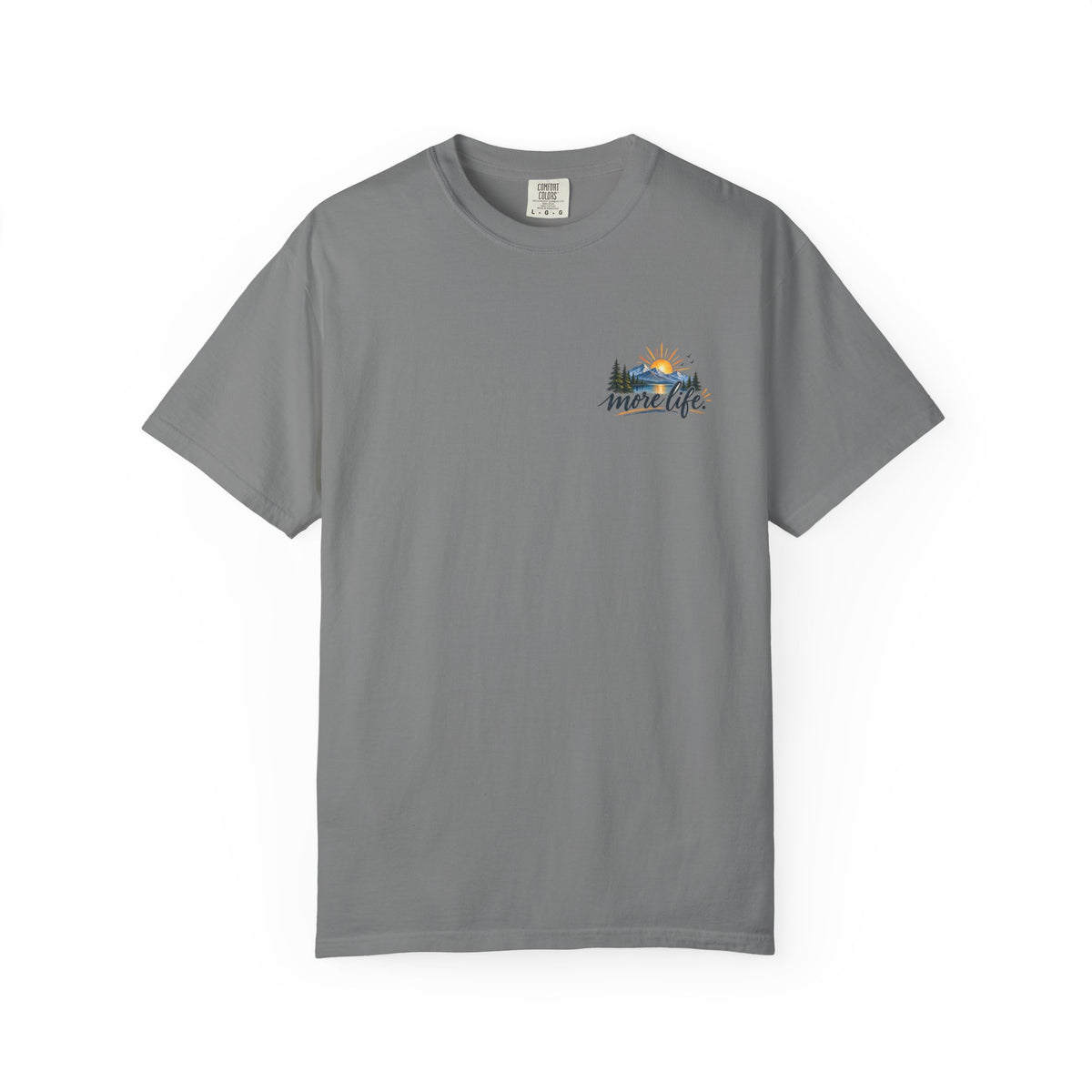 Adventure Graphic T-Shirt — "You Can't Give Your Life More Time" Scenic Tee