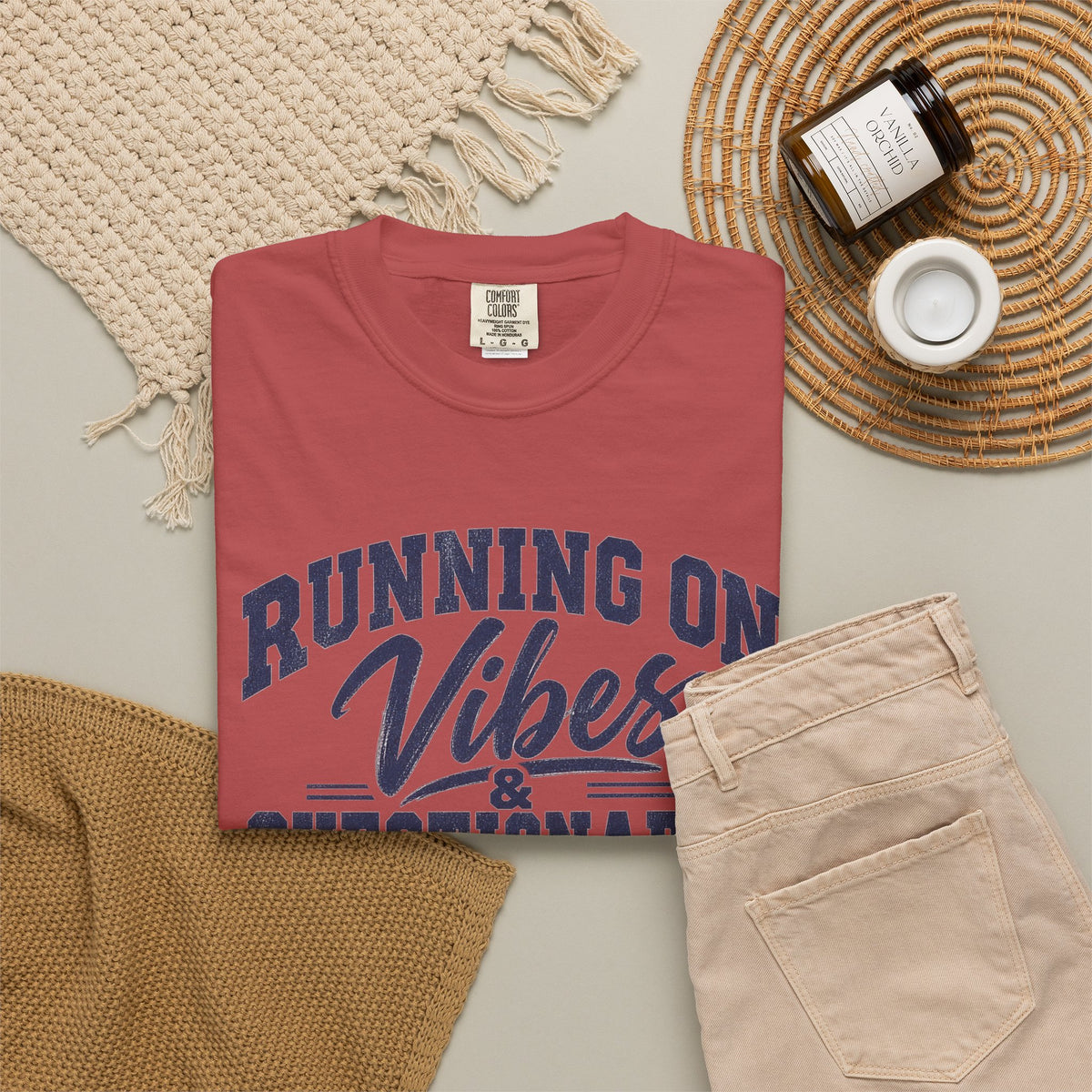 Running On Vibes & Questionable Decisions T-Shirt