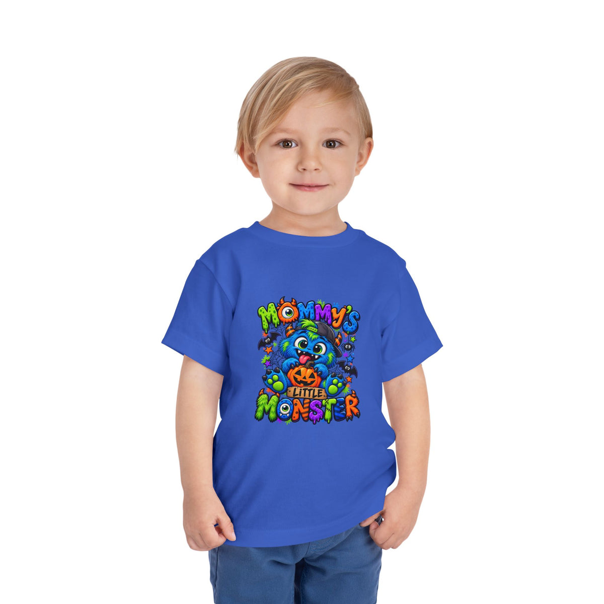 Toddler Tee — "Mommy's Little Monster" Halloween Graphic