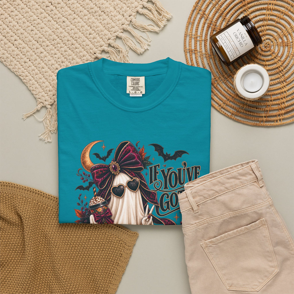 Halloween Ghost T-Shirt – "If You’ve Got It, Haunt It" Spooky Graphic Tee