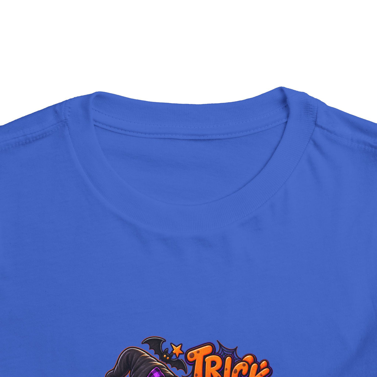 Toddler Tee — "Trick or Rawr" Halloween Dino Witch Shirt