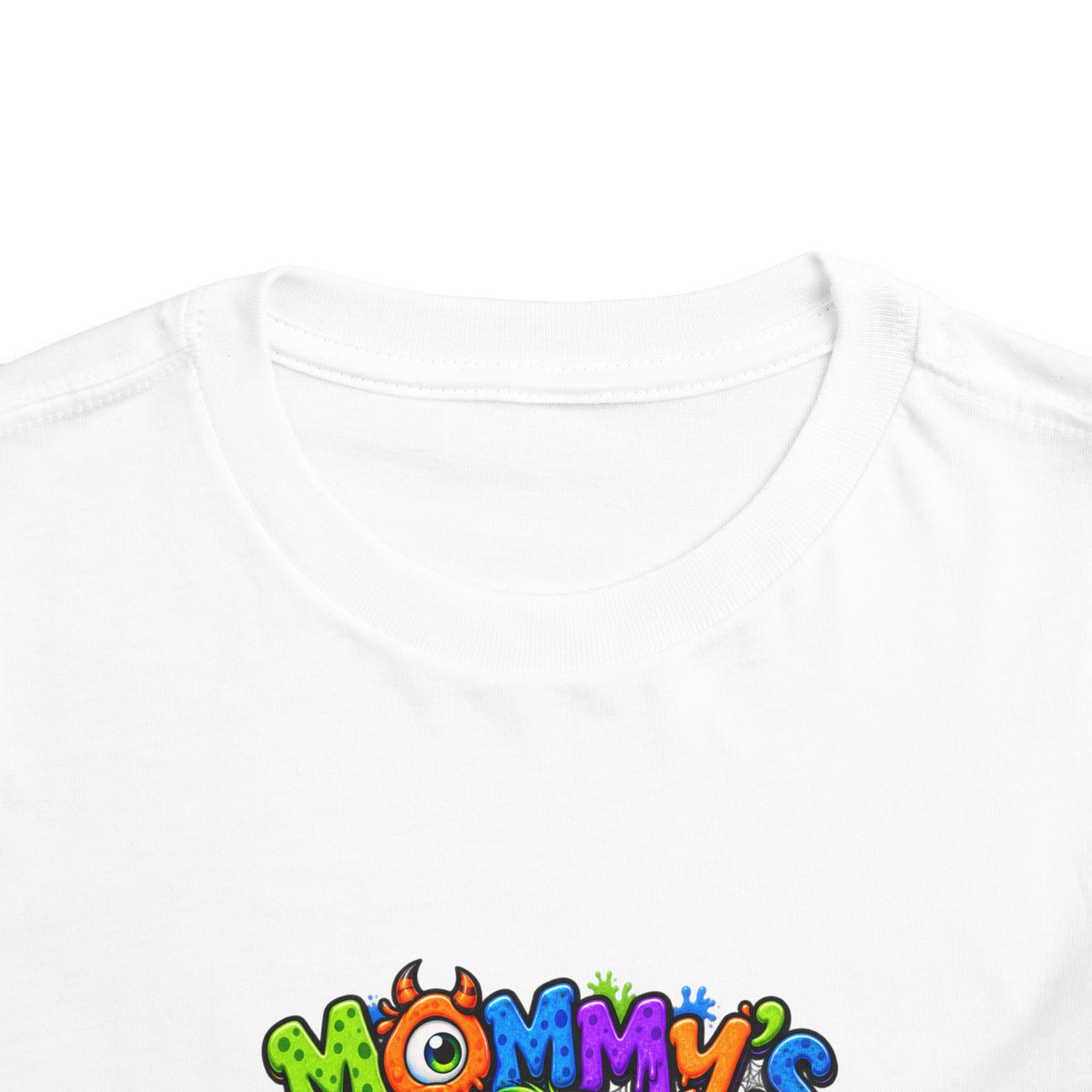 Toddler Tee — "Mommy's Little Monster" Halloween Graphic