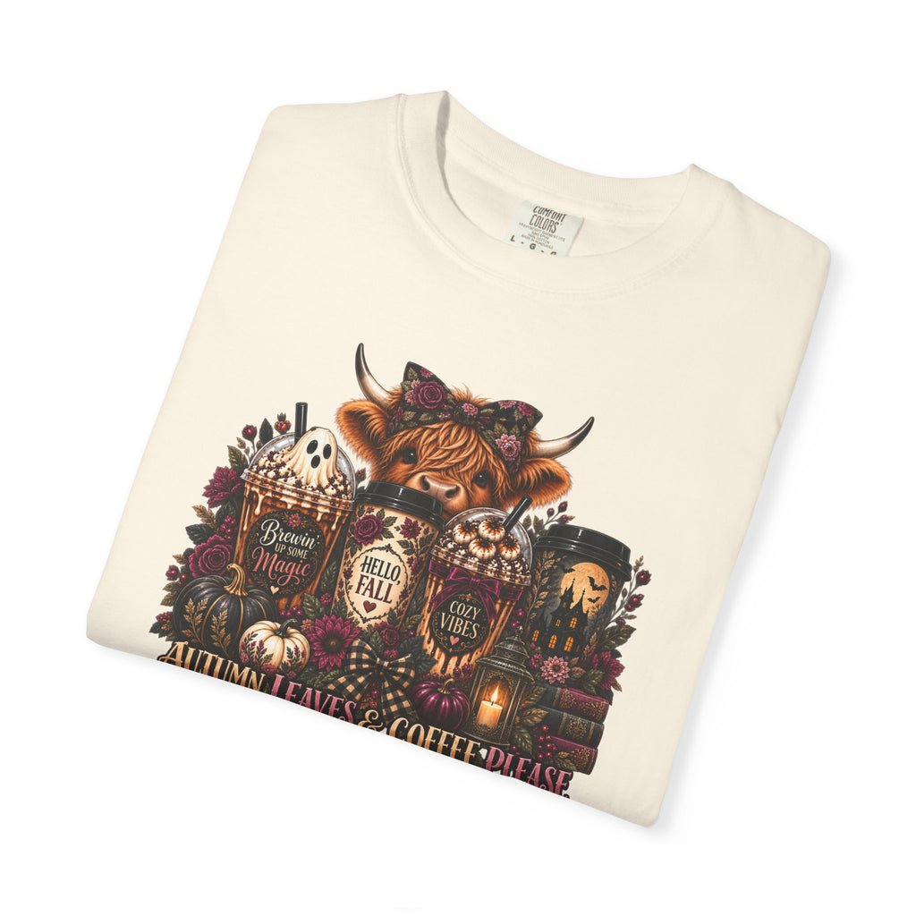Vintage Floral Coffee Heifer T-Shirt — Heifer Coffee Graphic Tee