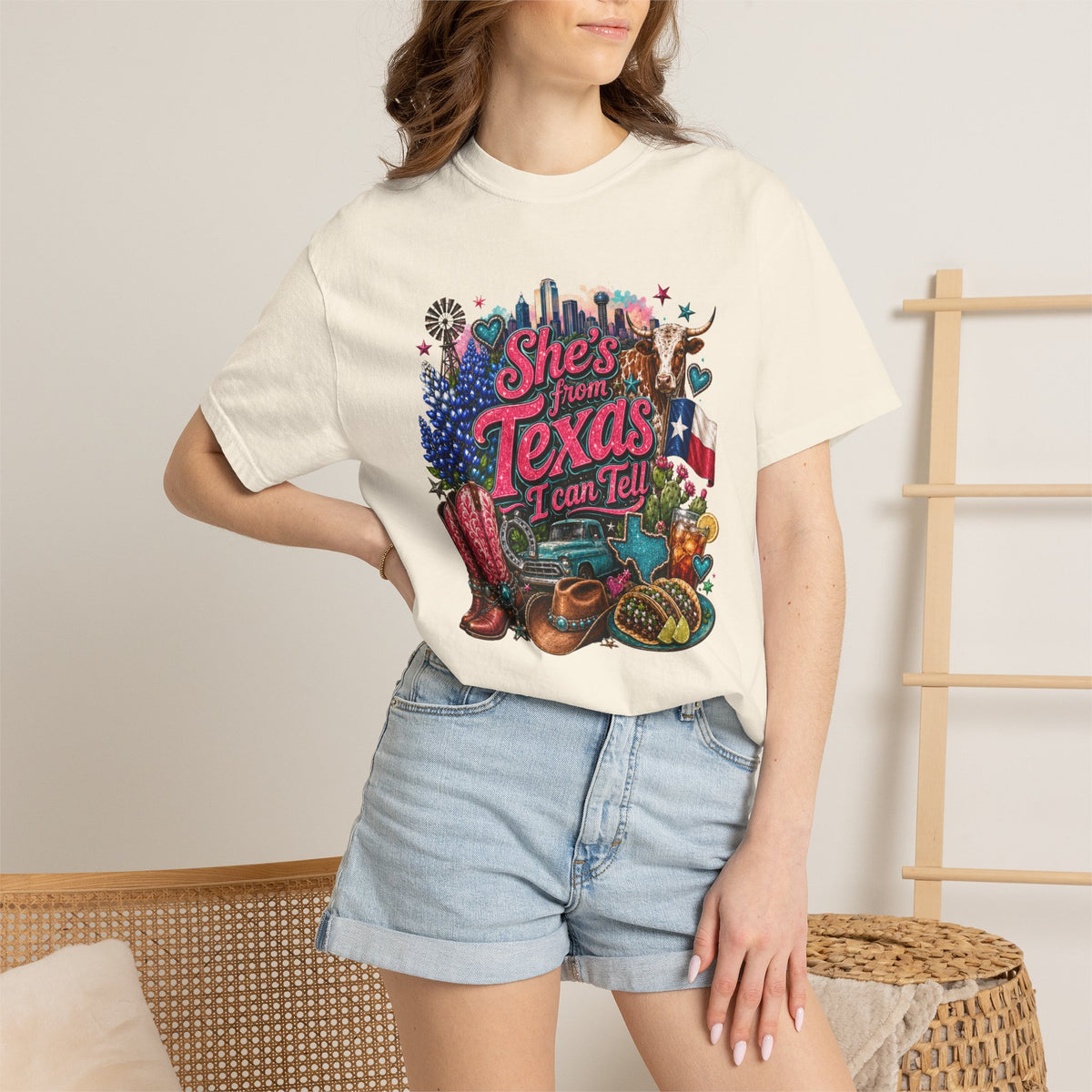 She's From Texas I Can Tell T-Shirt — Texas Pride Graphic Tee