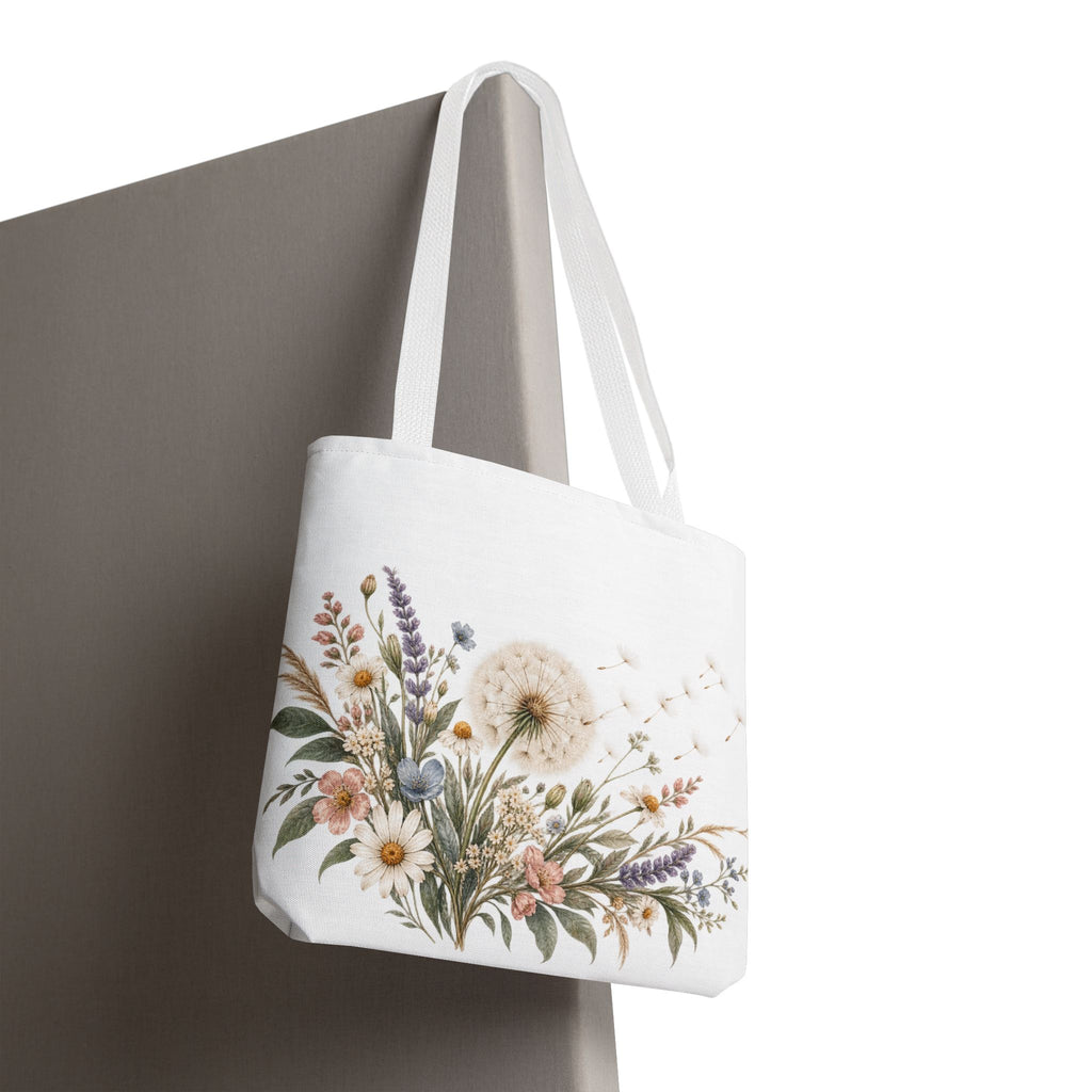 Wild Blooms Tote Bag – Botanical Wildflower Market Tote