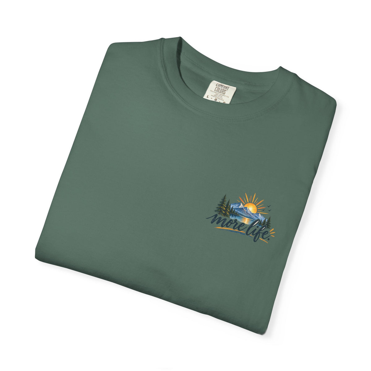 Adventure Graphic T-Shirt — "You Can't Give Your Life More Time" Scenic Tee