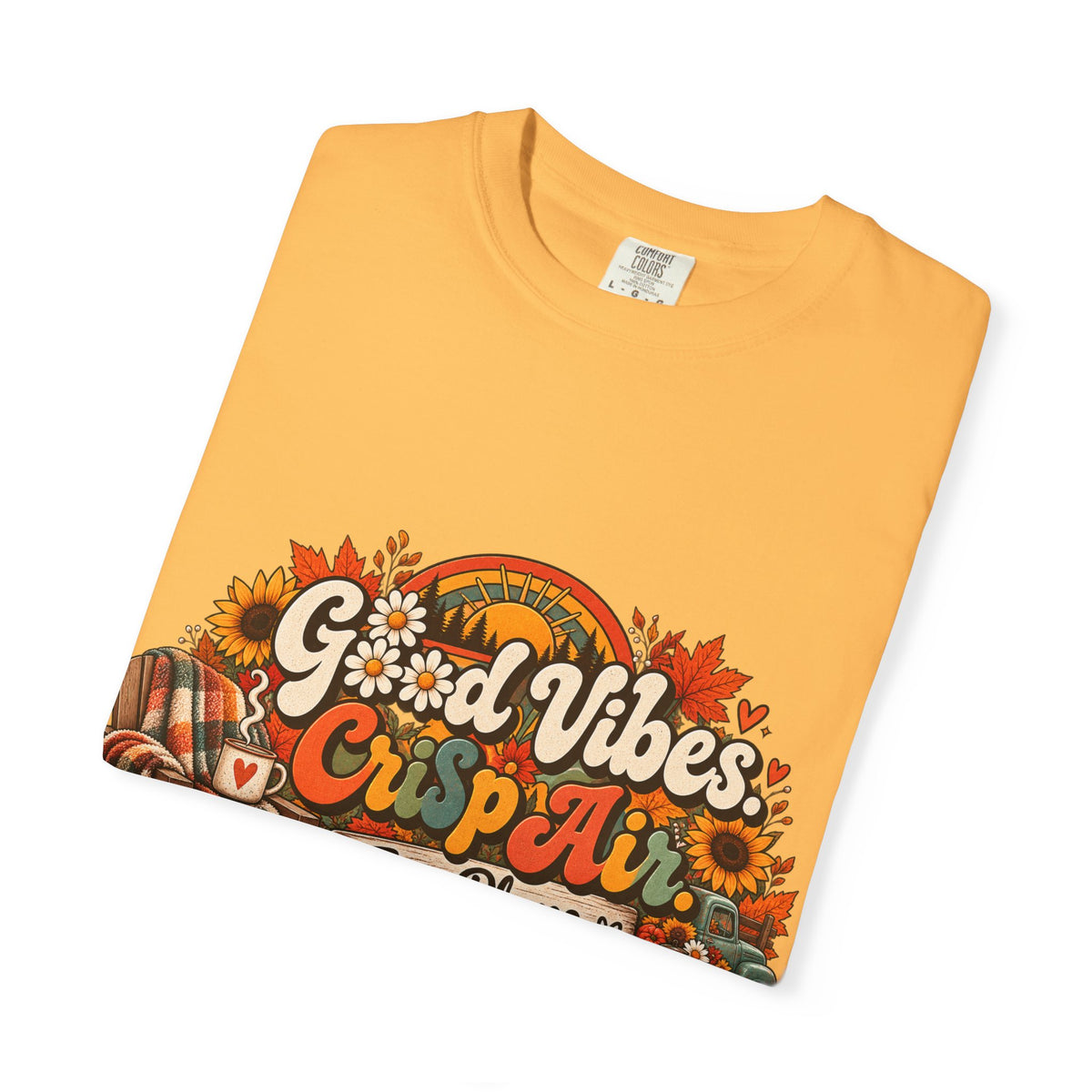 Fall Cozy 'Good Vibes & Cider' T-Shirt