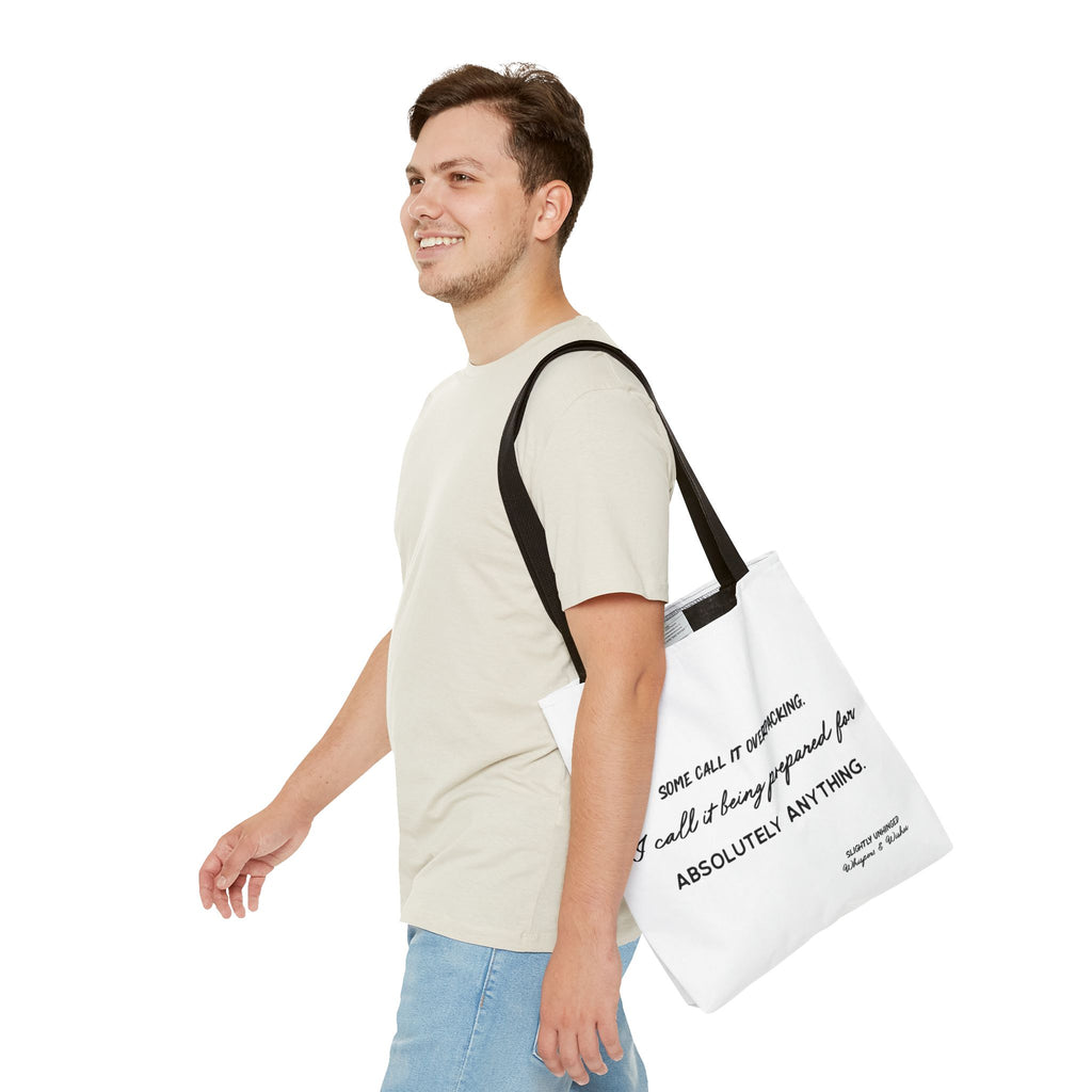 Tote Bag — "Some Call It Overpacking" Travel-Ready Canvas Tote