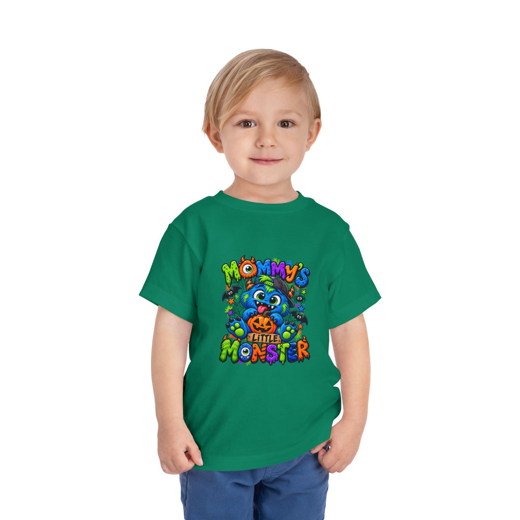 Toddler Tee — "Mommy's Little Monster" Halloween Graphic