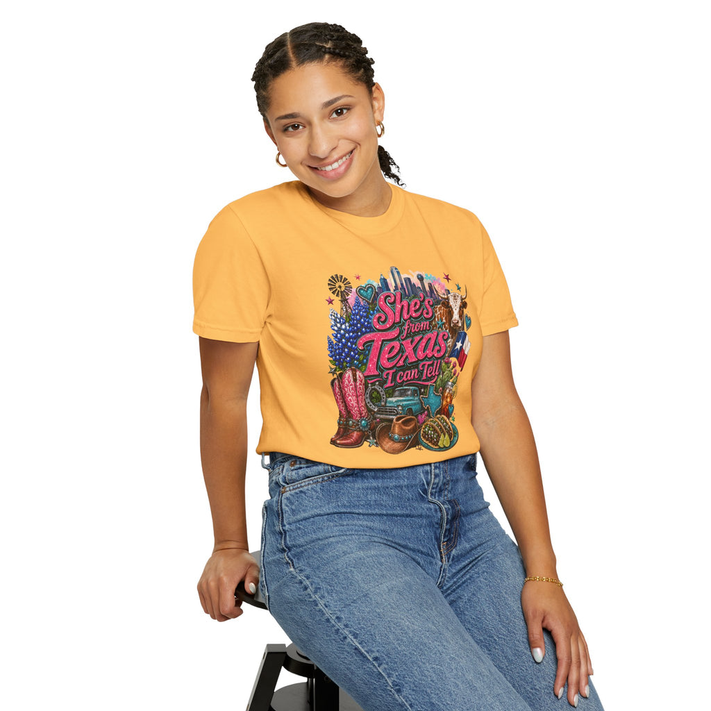 She's From Texas I Can Tell T-Shirt — Texas Pride Graphic Tee