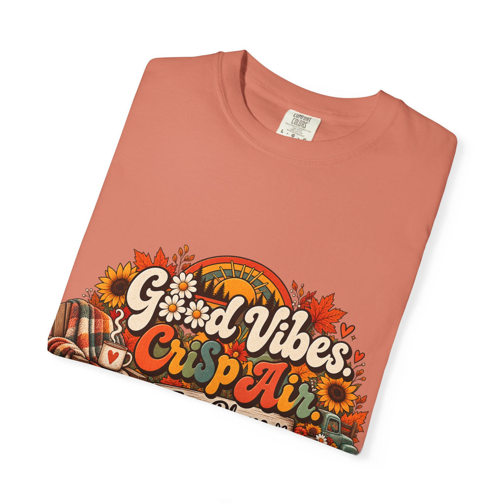 Fall Cozy 'Good Vibes & Cider' T-Shirt