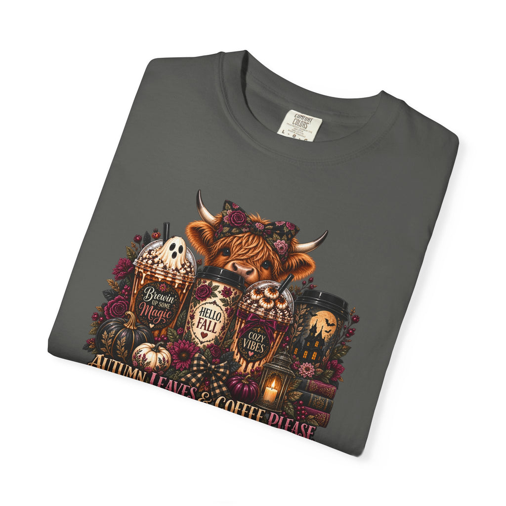 Vintage Floral Coffee Heifer T-Shirt — Heifer Coffee Graphic Tee