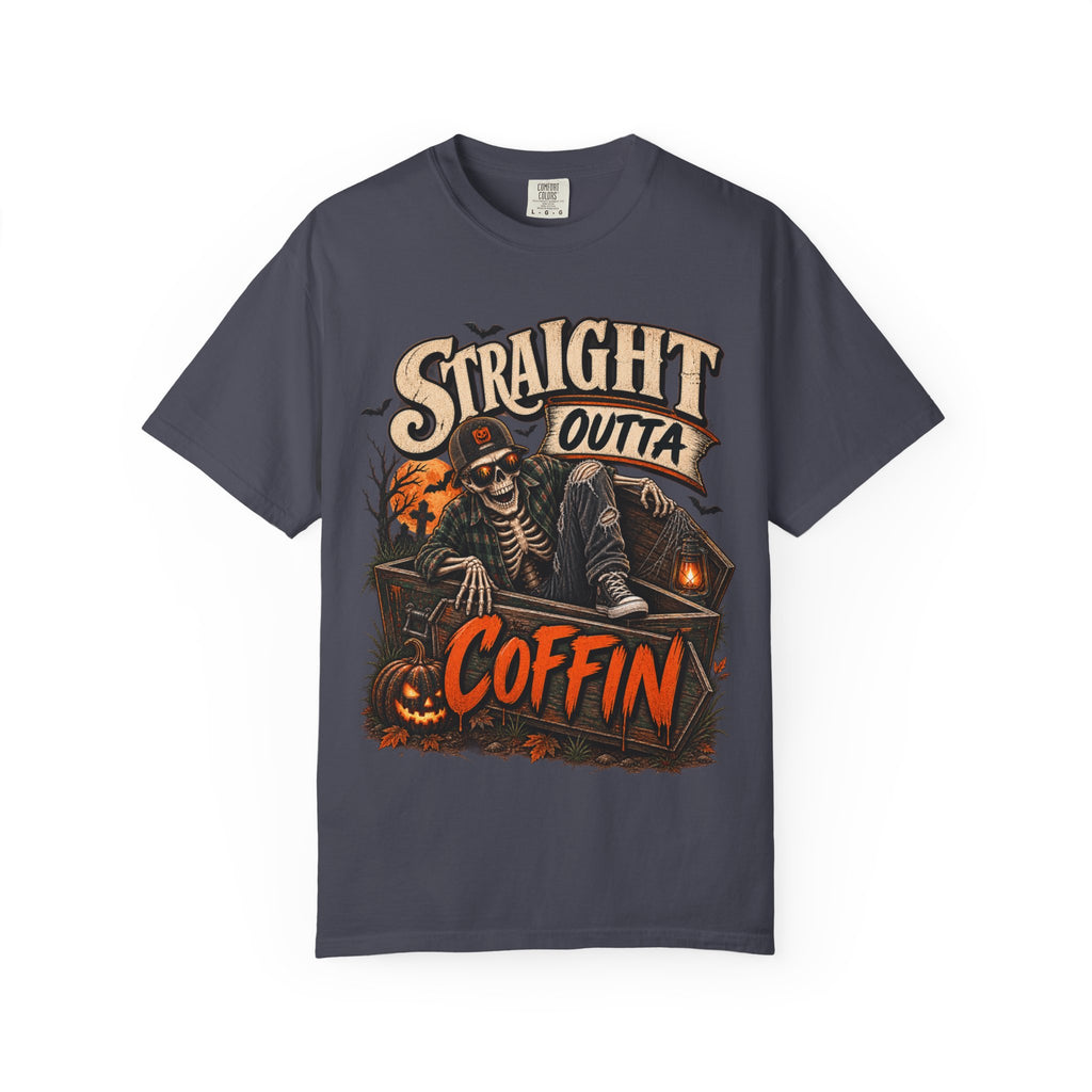 Straight Outta Coffin Halloween Graphic T-Shirt
