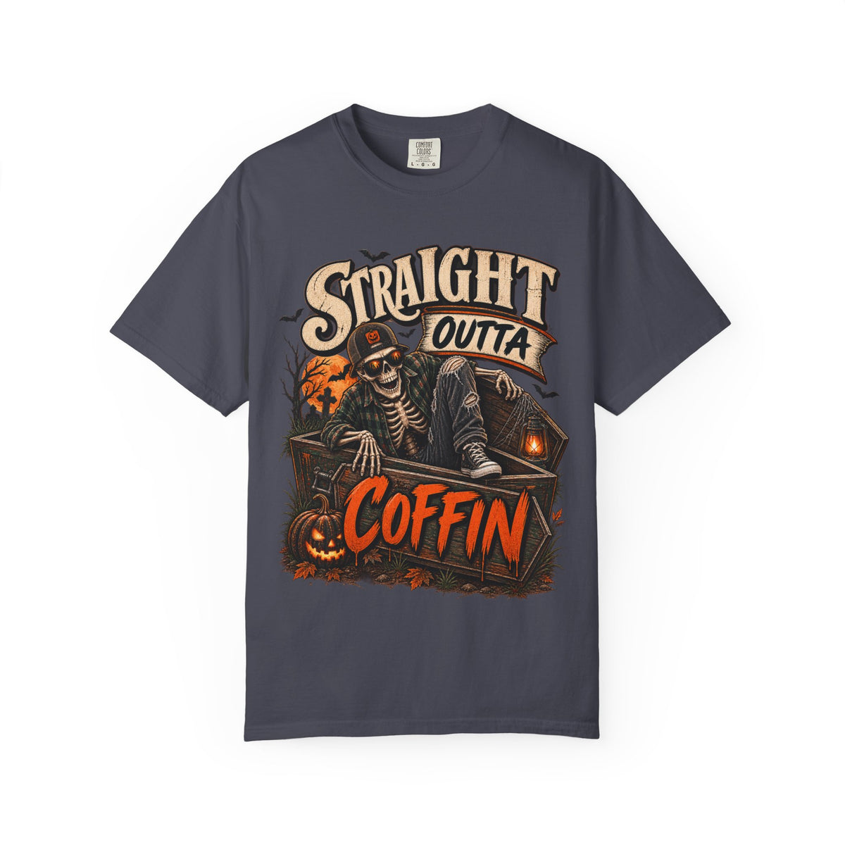 Straight Outta Coffin Halloween Graphic T-Shirt