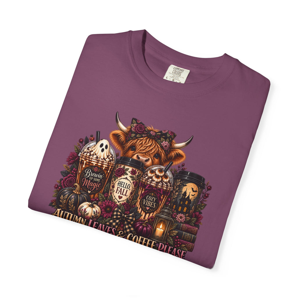 Vintage Floral Coffee Heifer T-Shirt — Heifer Coffee Graphic Tee