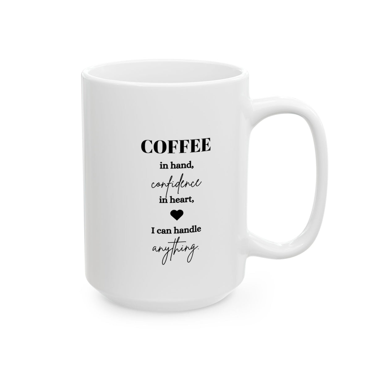 Funny Coffee Mug - 'I Need Coffee' Ceramic Cup, 15oz