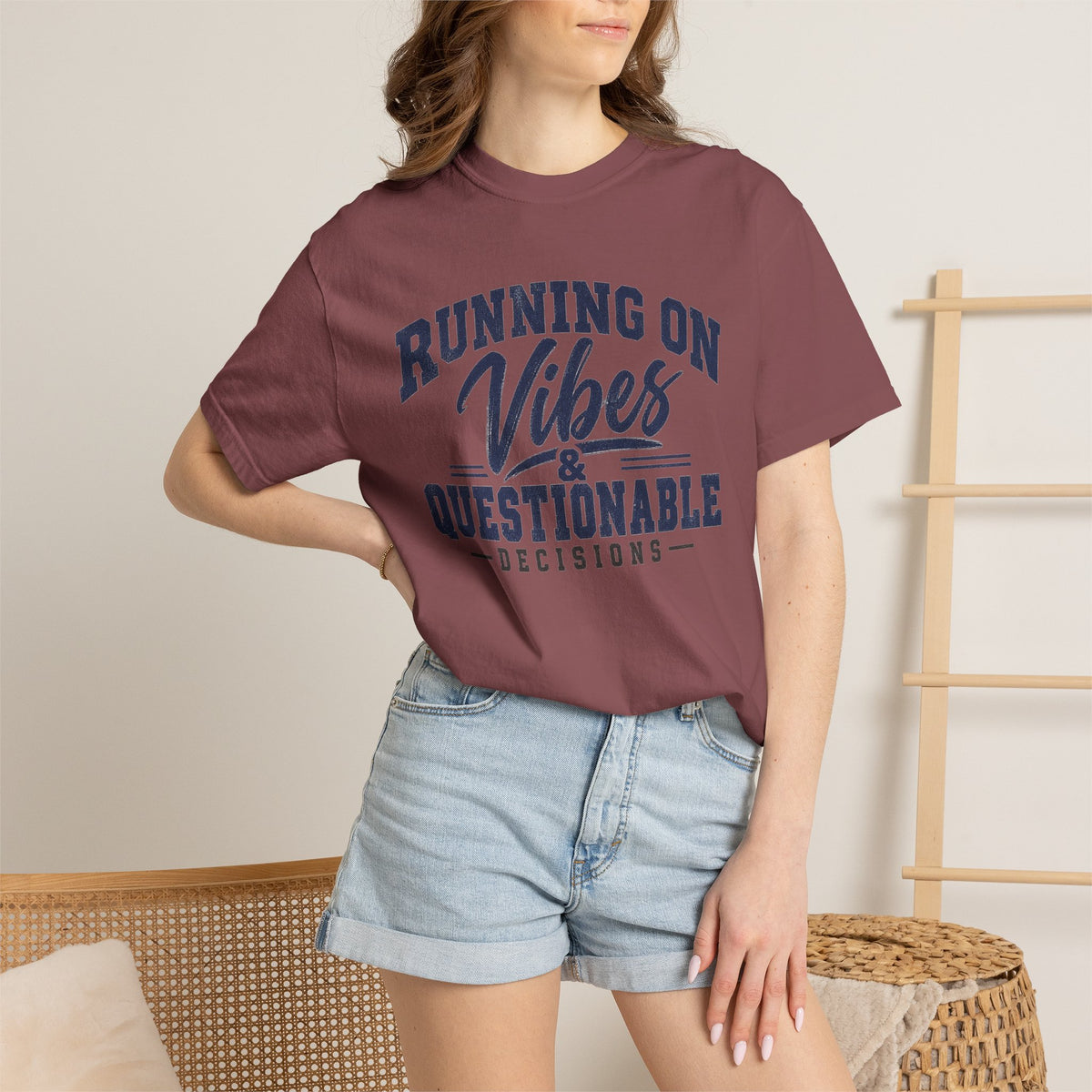 Running On Vibes & Questionable Decisions T-Shirt