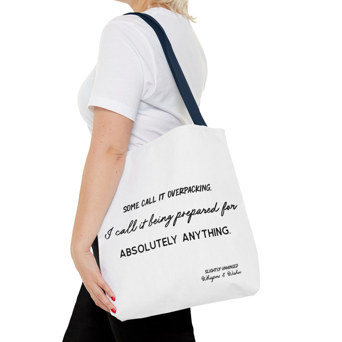 Tote Bag — "Some Call It Overpacking" Travel-Ready Canvas Tote