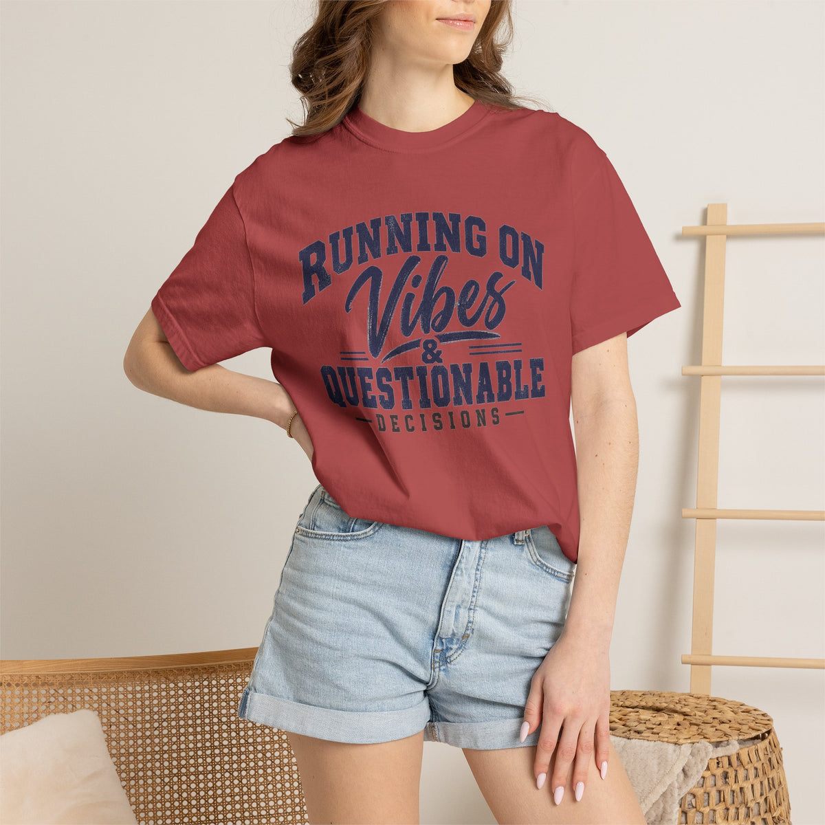 Running On Vibes & Questionable Decisions T-Shirt