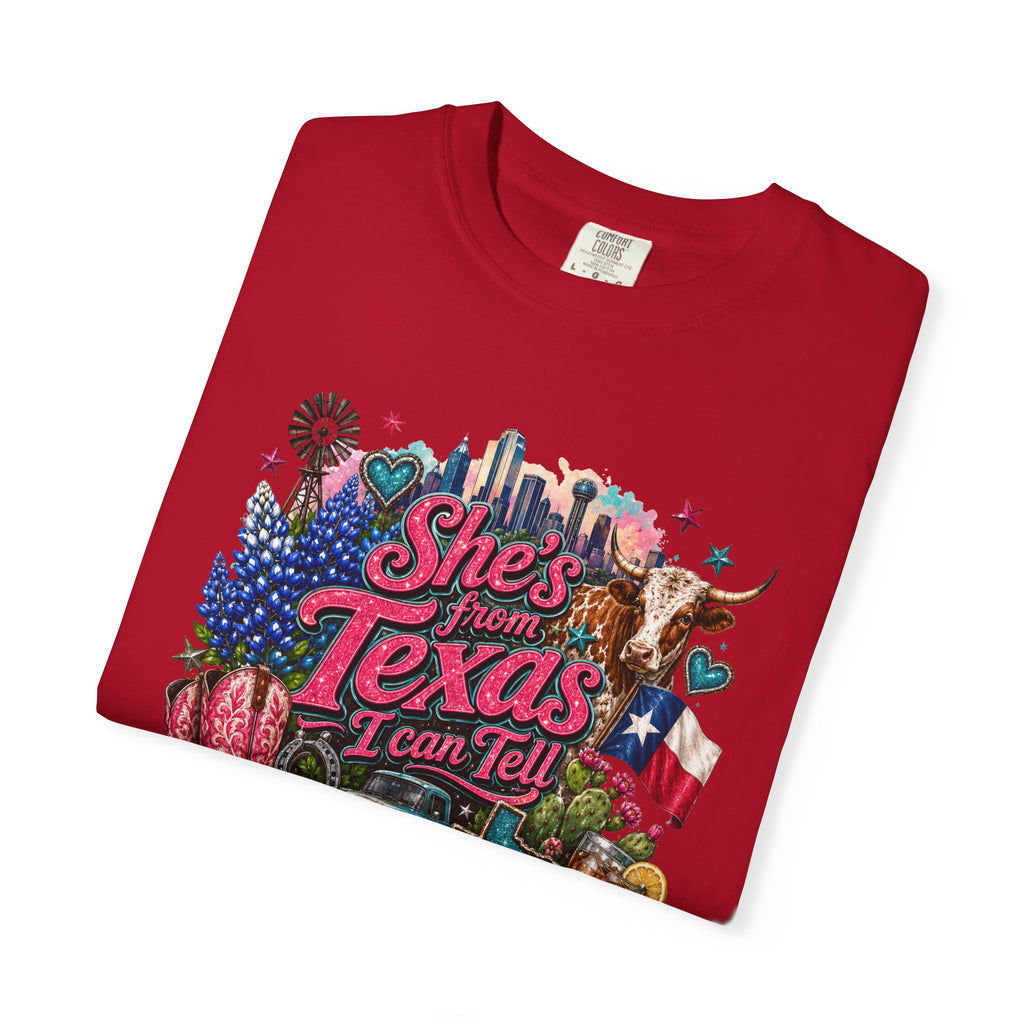 She's From Texas I Can Tell T-Shirt — Texas Pride Graphic Tee