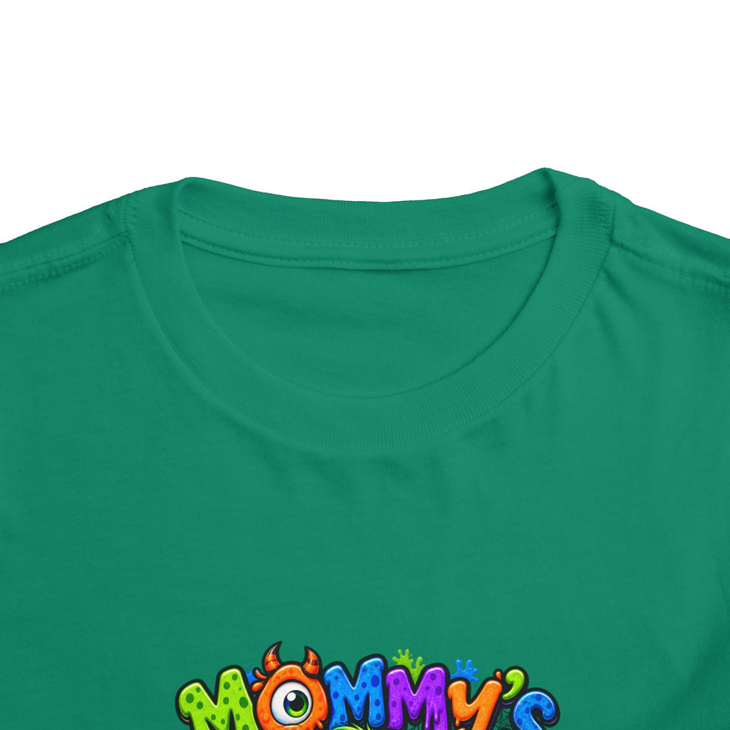 Toddler Tee — "Mommy's Little Monster" Halloween Graphic