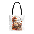 Autumn Cozy Tote Bag - "Slow Mornings, Warm Coffee, Softer Days" Fall Bookish Bag