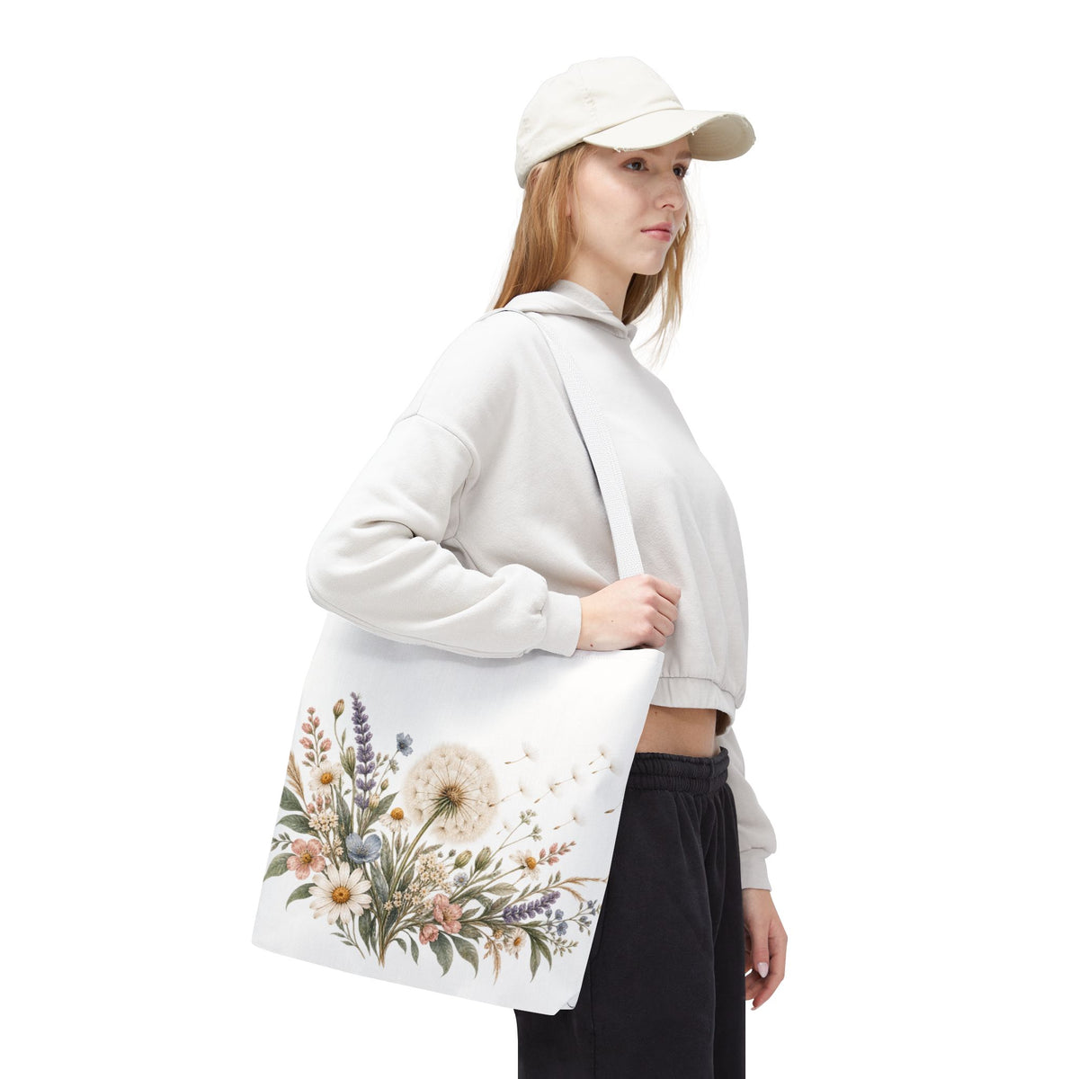 Wild Blooms Tote Bag – Botanical Wildflower Market Tote