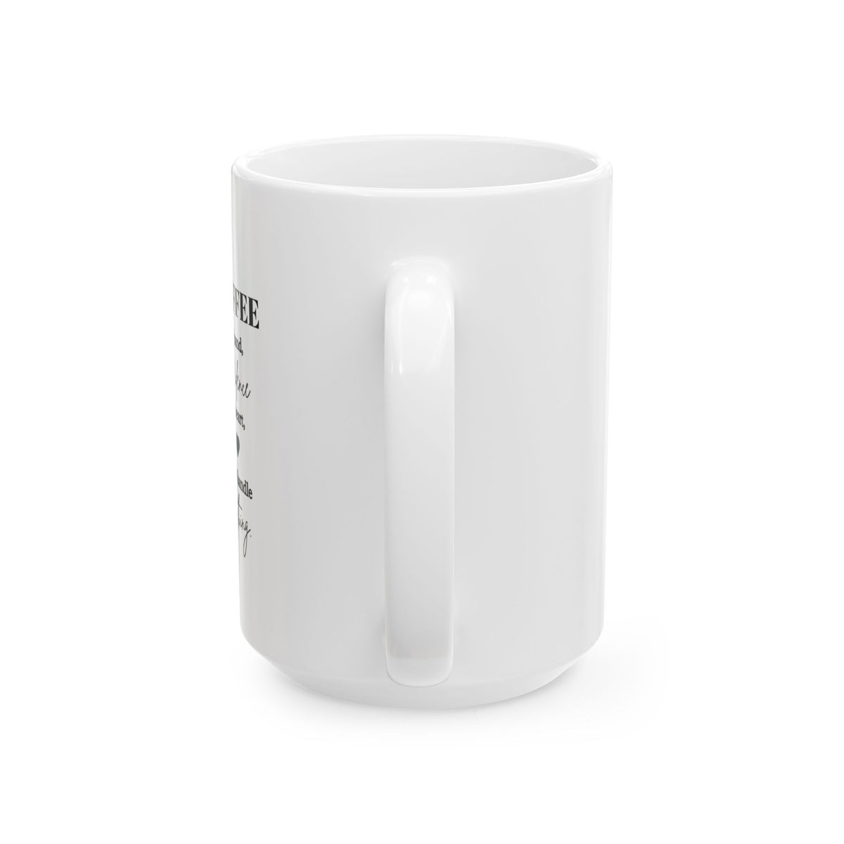 Funny Coffee Mug - 'I Need Coffee' Ceramic Cup, 15oz
