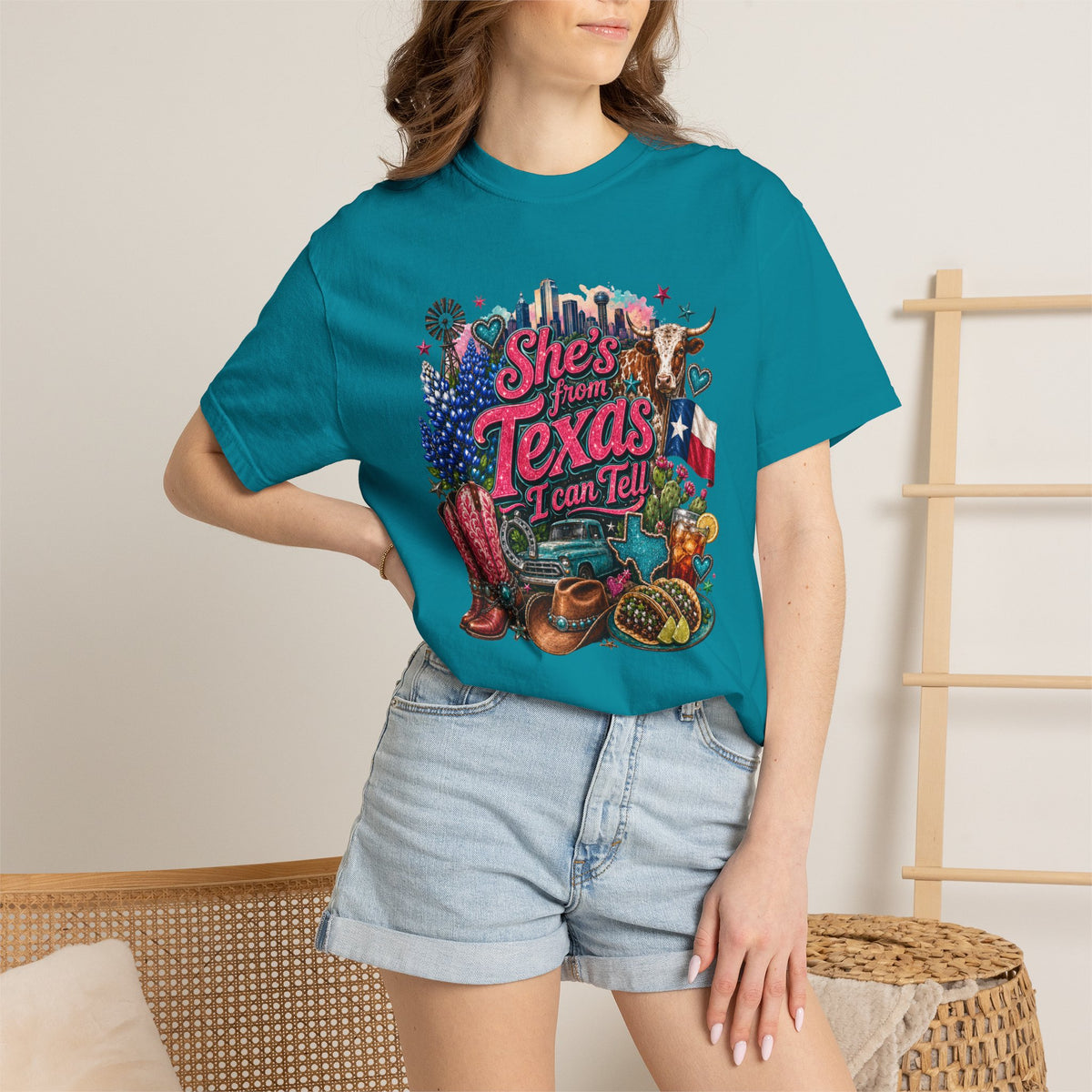 She's From Texas I Can Tell T-Shirt — Texas Pride Graphic Tee