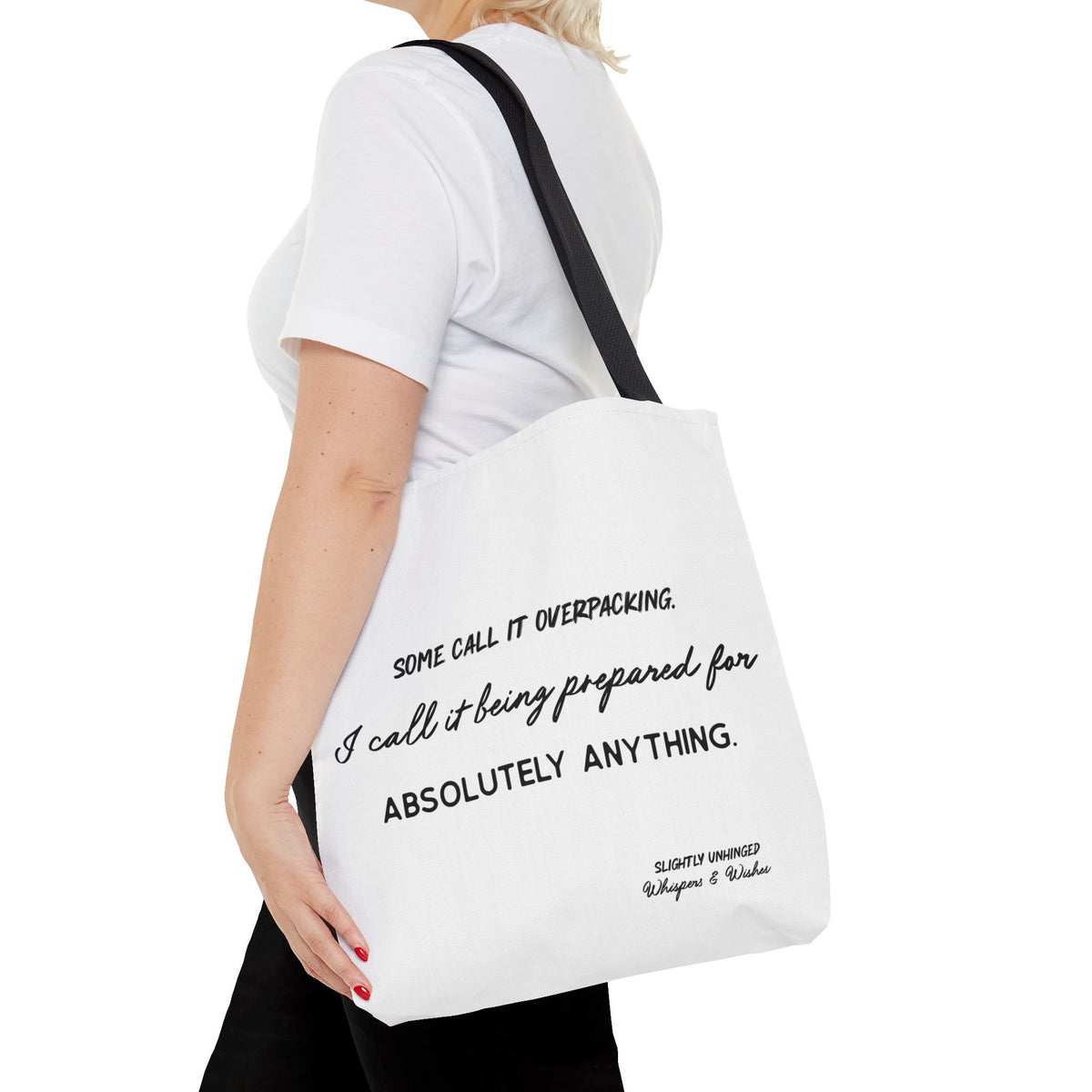 Tote Bag — "Some Call It Overpacking" Travel-Ready Canvas Tote