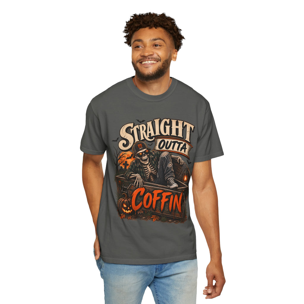 Straight Outta Coffin Halloween Graphic T-Shirt