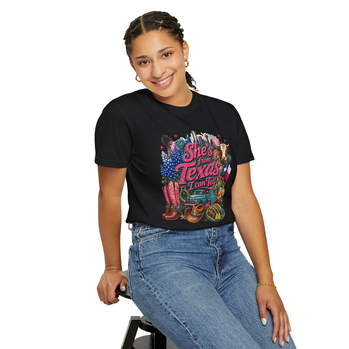 She's From Texas I Can Tell T-Shirt — Texas Pride Graphic Tee