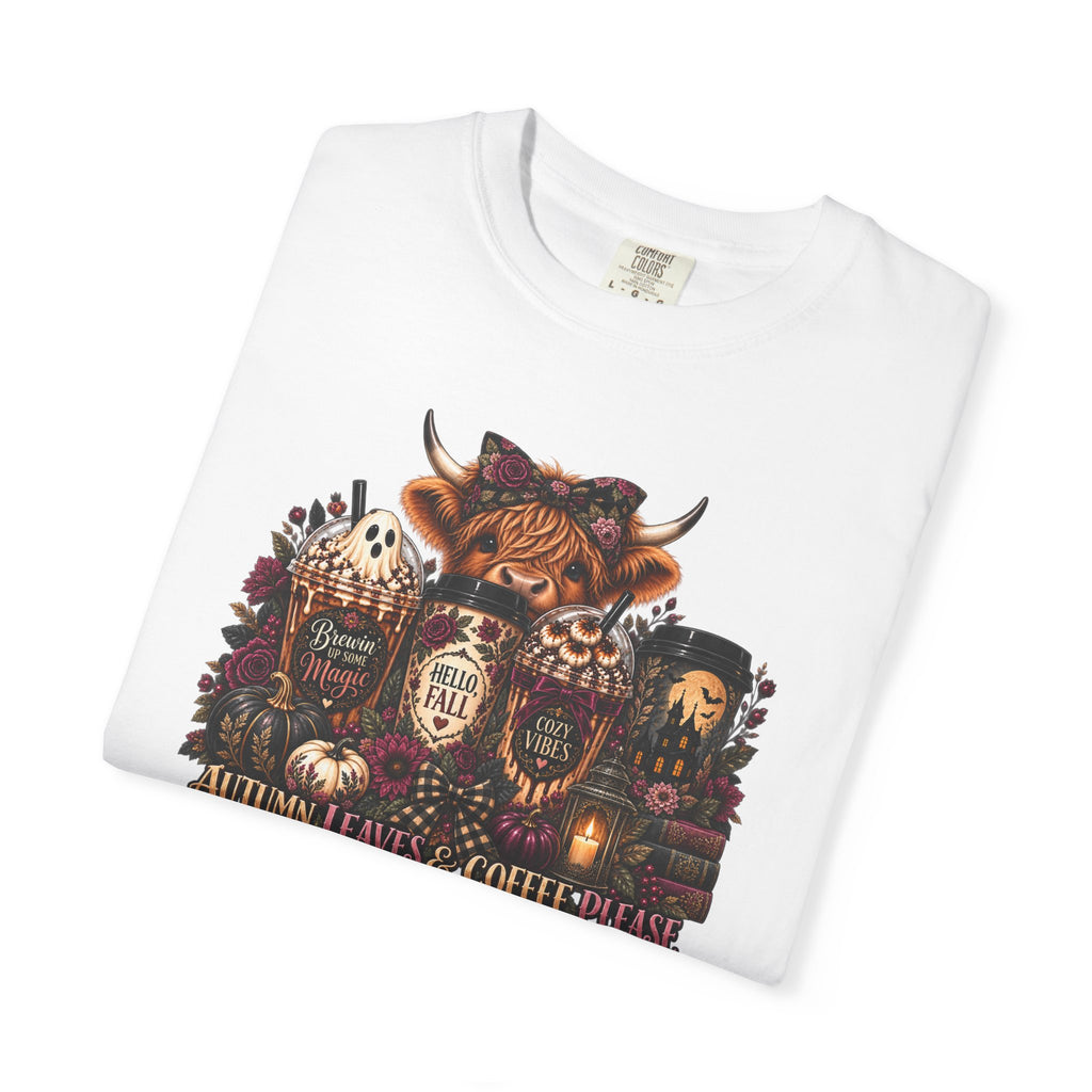 Vintage Floral Coffee Heifer T-Shirt — Heifer Coffee Graphic Tee
