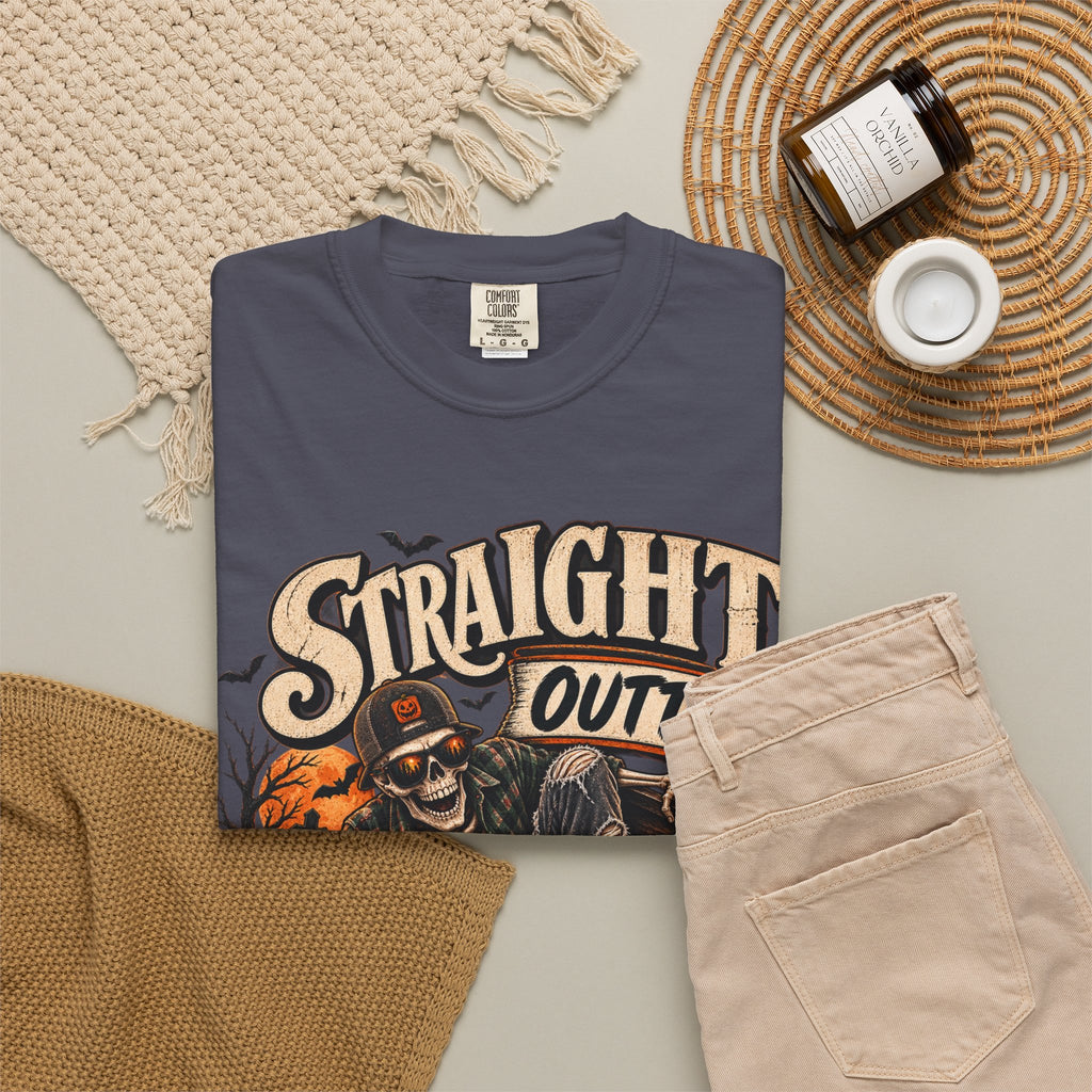 Straight Outta Coffin Halloween Graphic T-Shirt