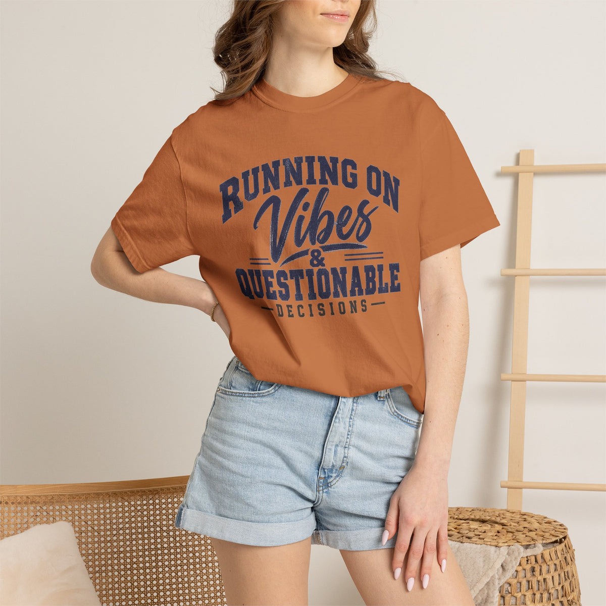 Running On Vibes & Questionable Decisions T-Shirt