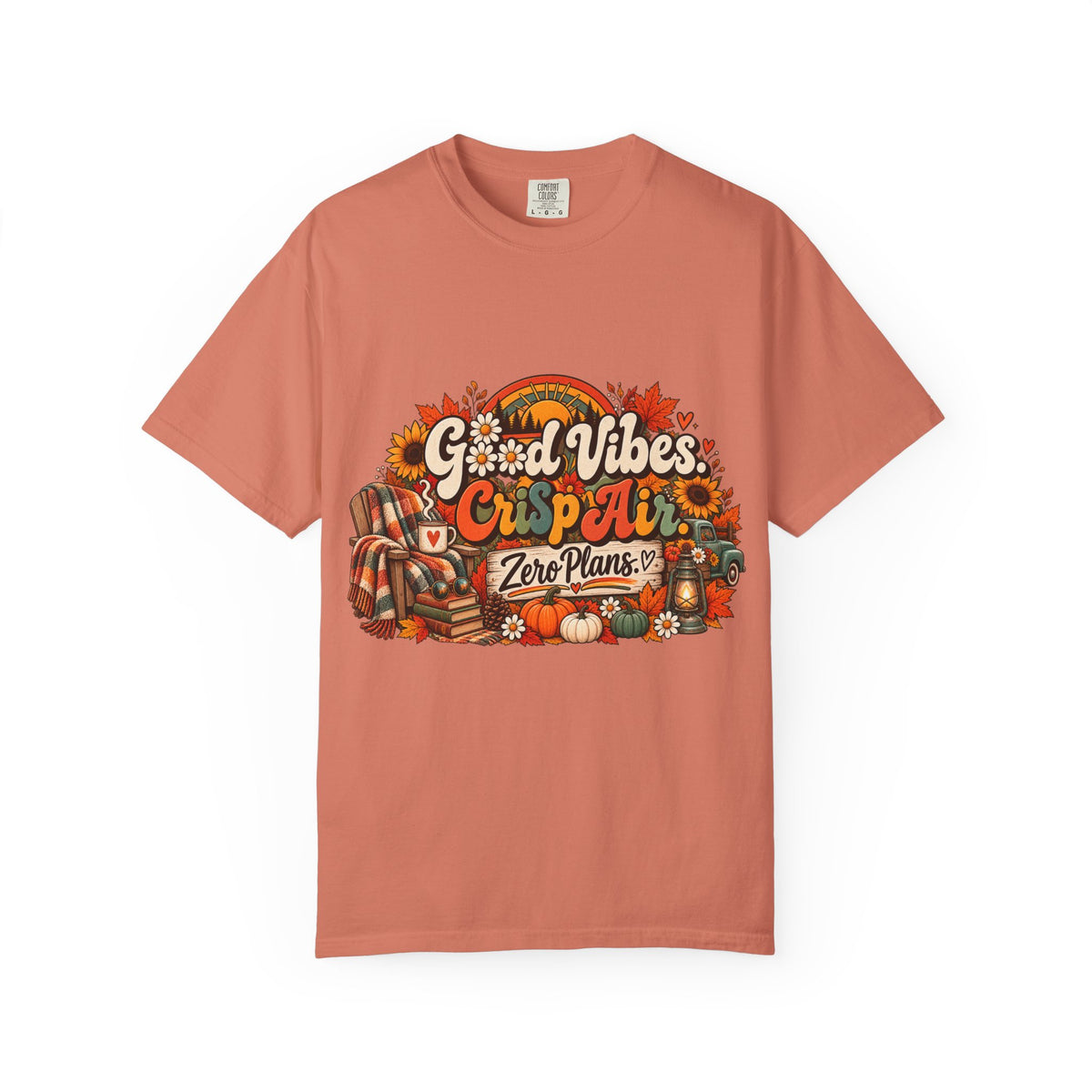 Fall Cozy 'Good Vibes & Cider' T-Shirt