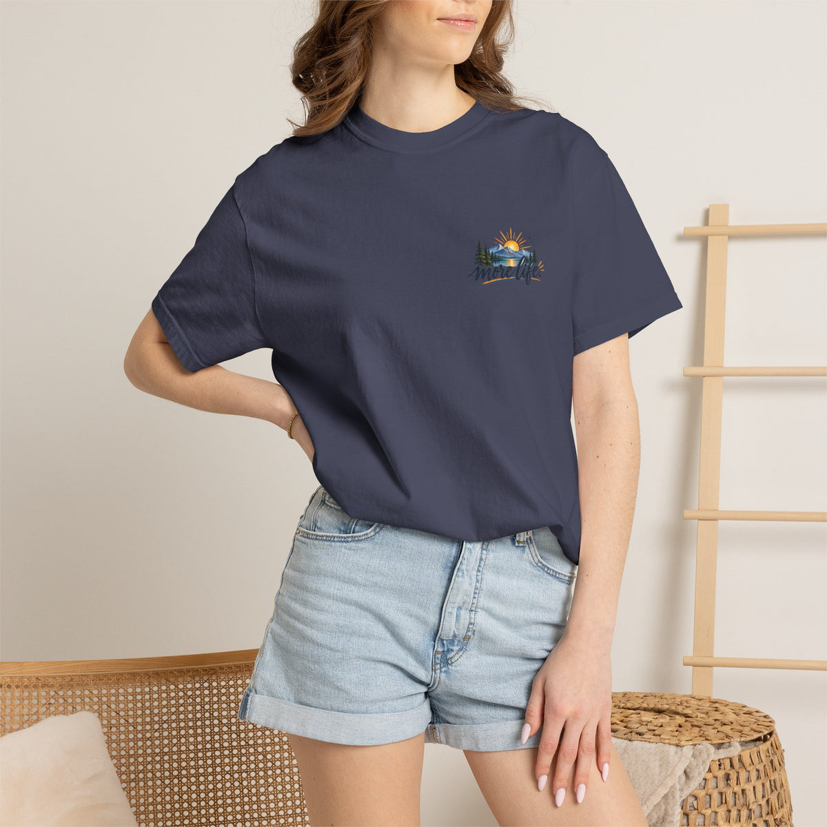 Adventure Graphic T-Shirt — "You Can't Give Your Life More Time" Scenic Tee