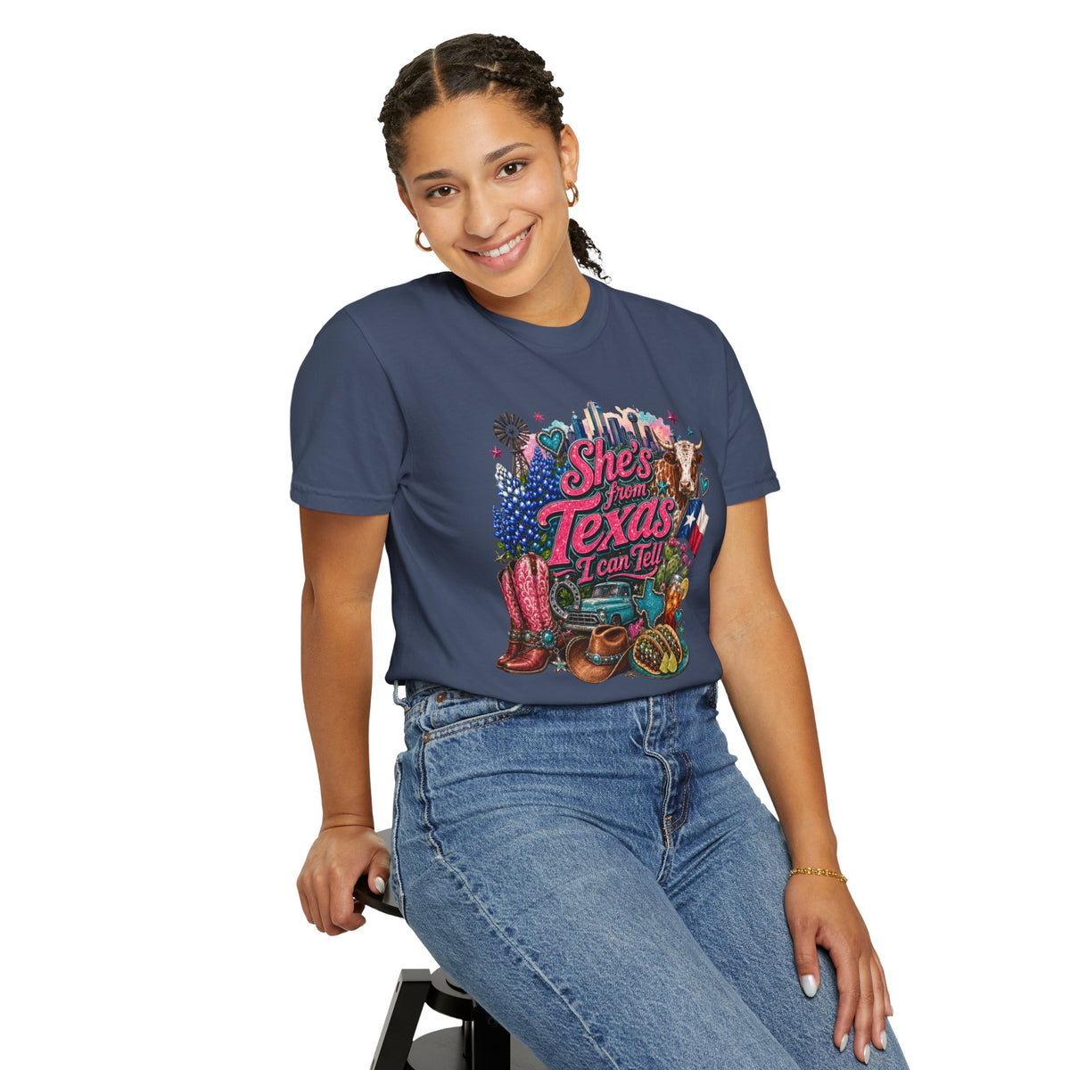 She's From Texas I Can Tell T-Shirt — Texas Pride Graphic Tee