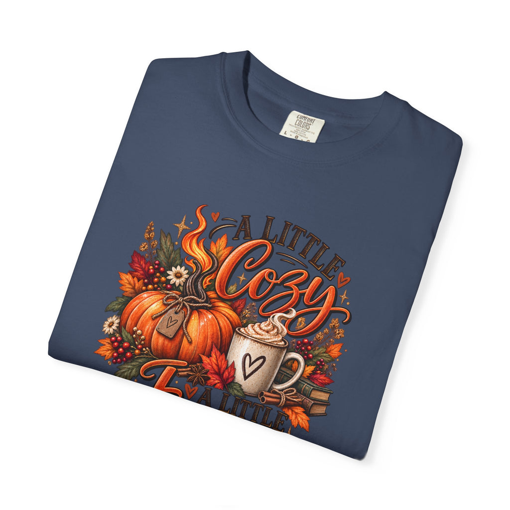Cozy A Little Cozy A Little Feral Fall Pumpkin T-Shirt