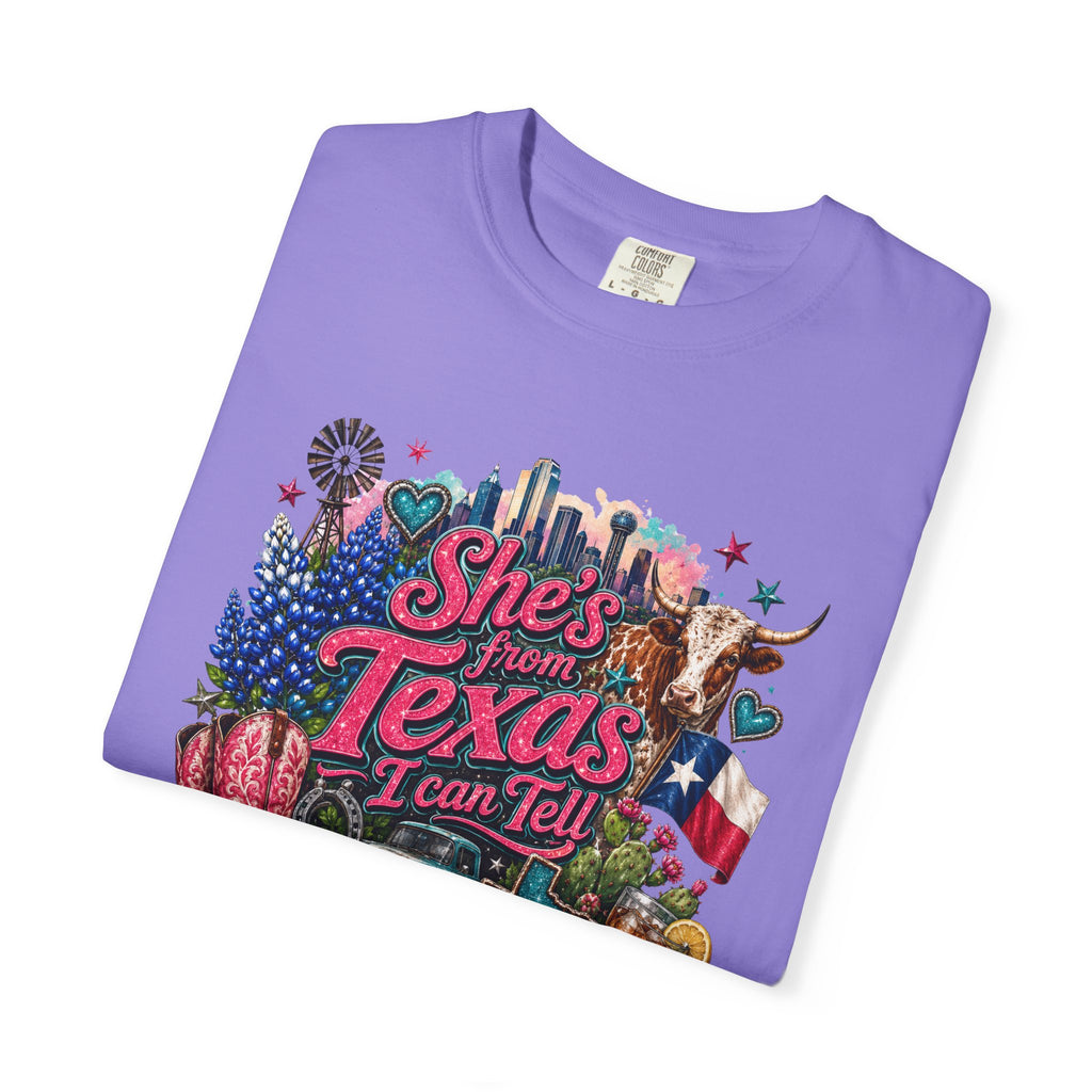 She's From Texas I Can Tell T-Shirt — Texas Pride Graphic Tee