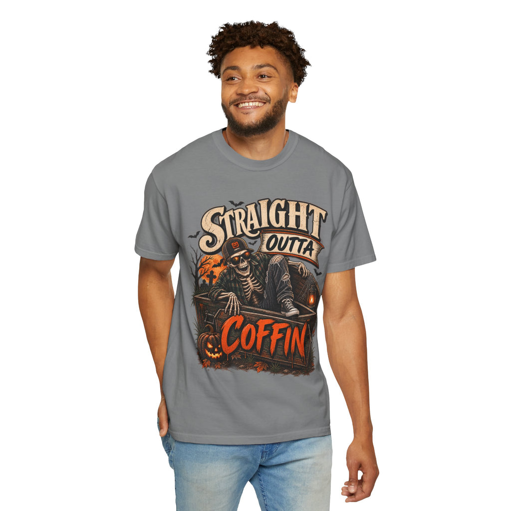 Straight Outta Coffin Halloween Graphic T-Shirt