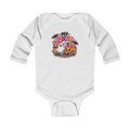 My First Halloween Infant Bodysuit - Cute Pumpkin Floral Baby Long Sleeve Onesie