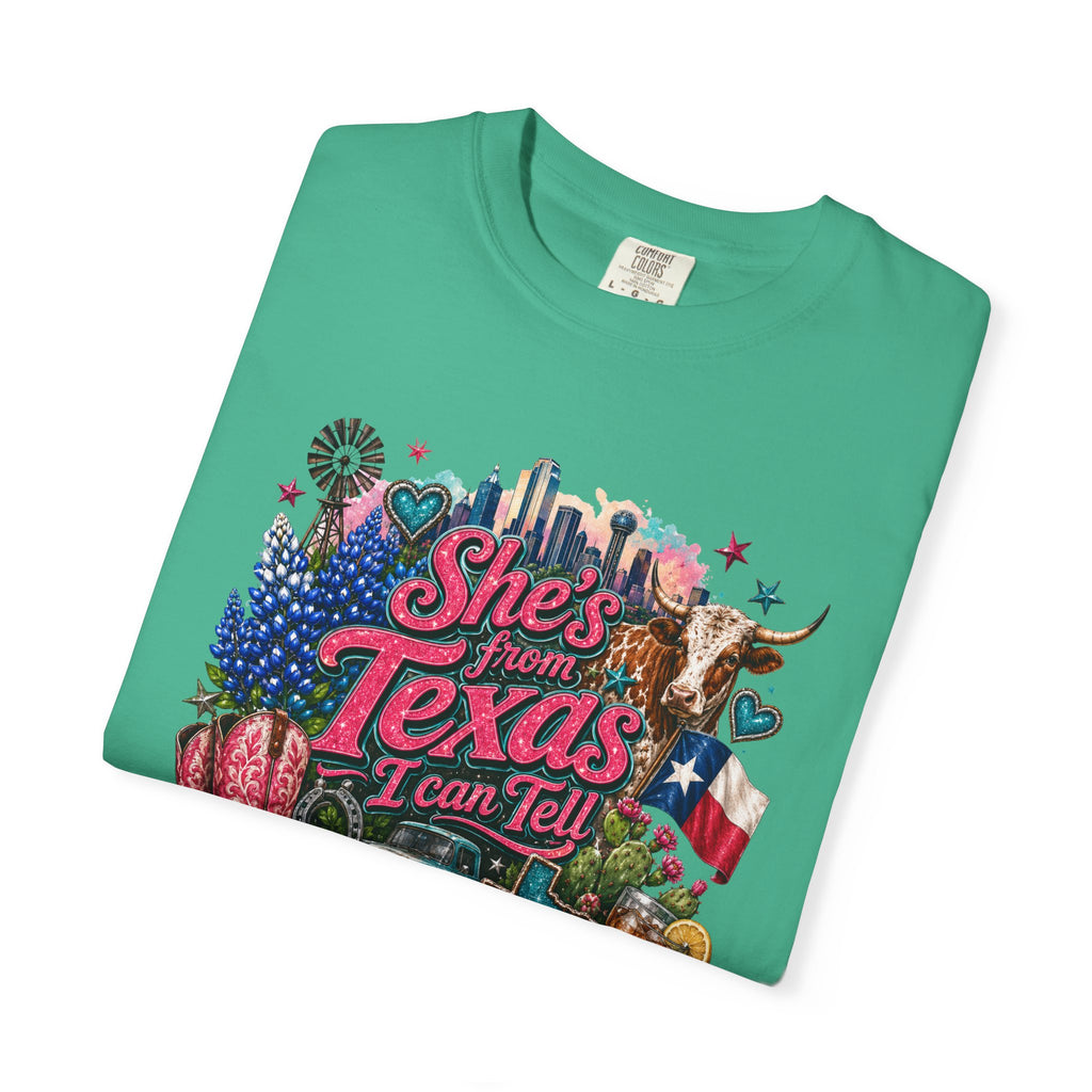 She's From Texas I Can Tell T-Shirt — Texas Pride Graphic Tee