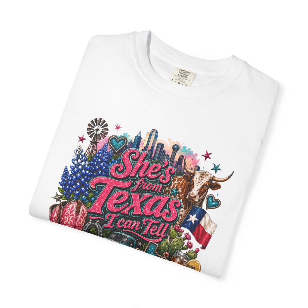 She's From Texas I Can Tell T-Shirt — Texas Pride Graphic Tee